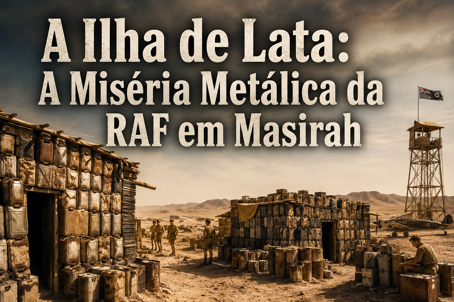 A Ilha de Lata: A Miséria Metálica da RAF em Masirah