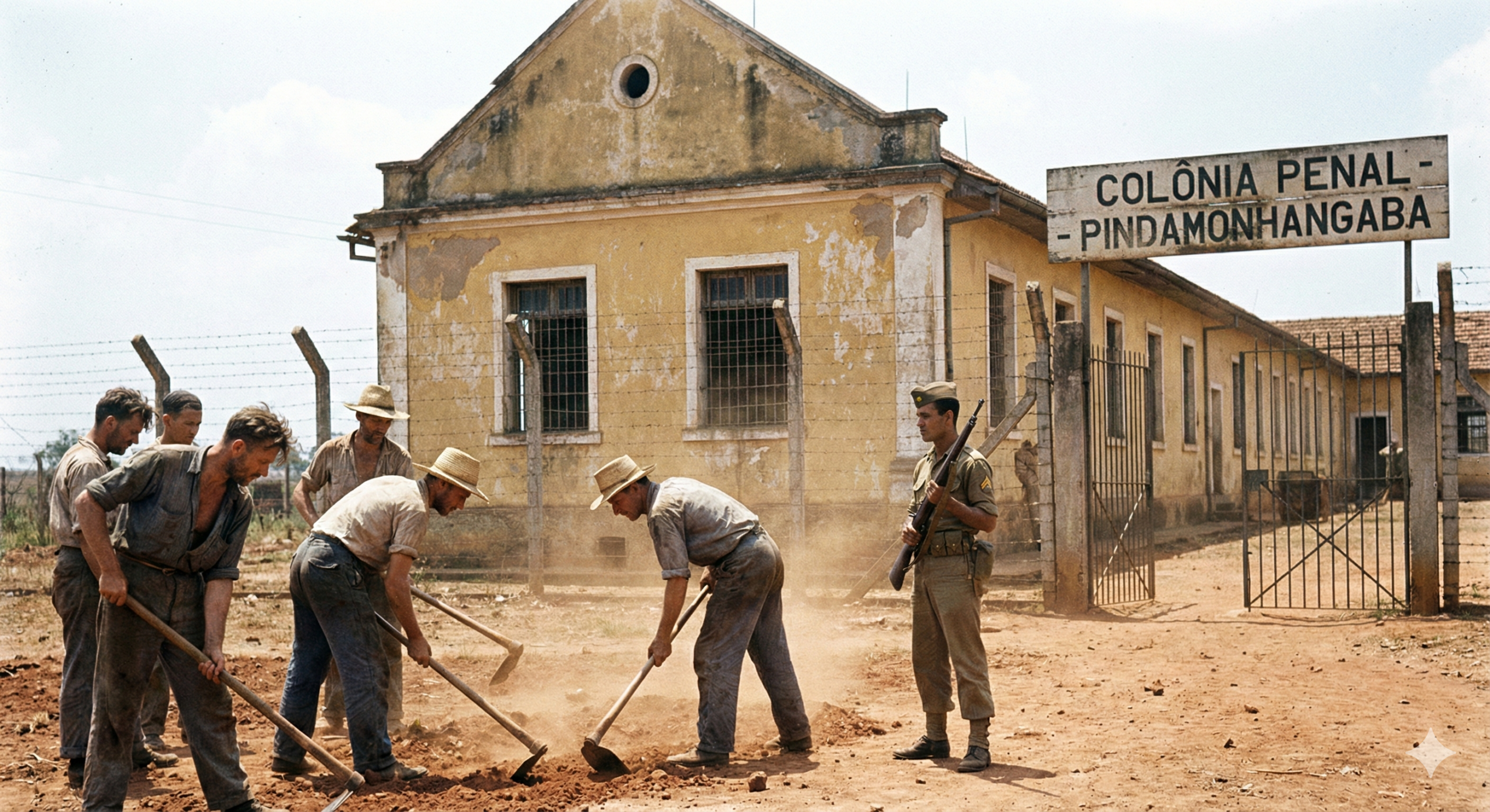 O Sol Tropical sobre o Arame Farpado de Pindamonhangaba