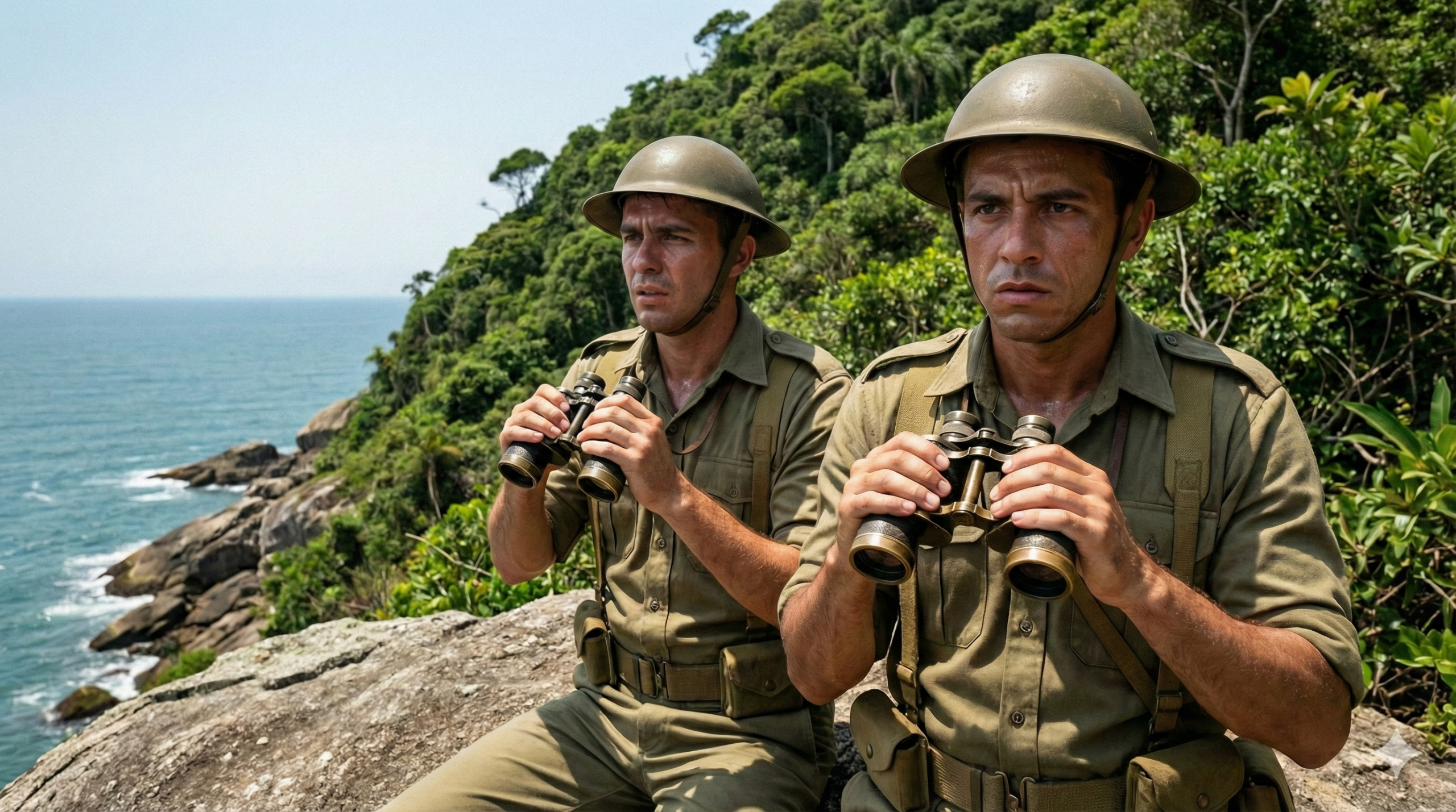 Pedra do Espia em Itanhaém Durante a Segunda Guerra Mundial