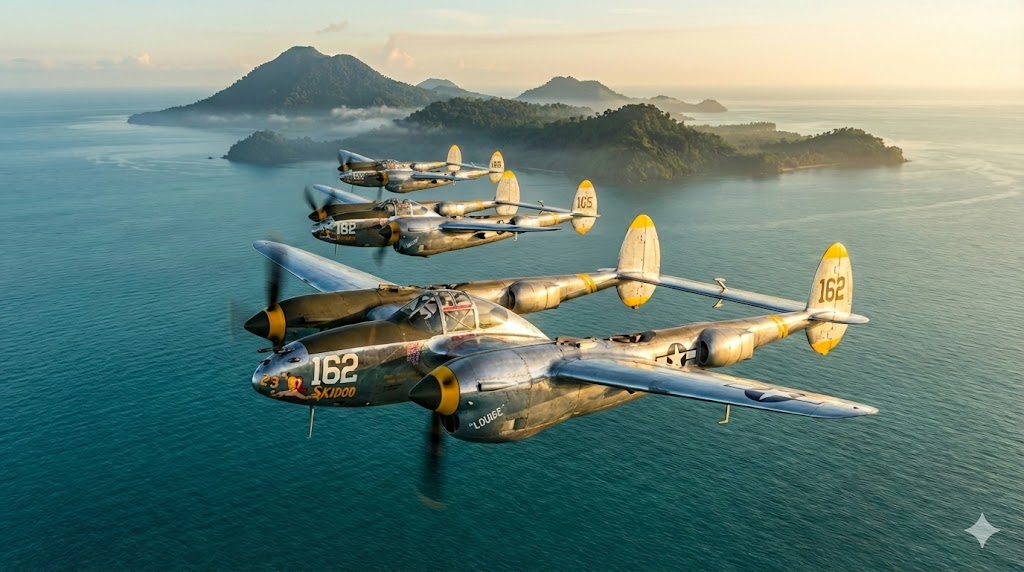 p38 O Segredo do 'Diabo de Cauda Bifurcada': A Tecnologia que Mudou o Destino da 2ª Guerra