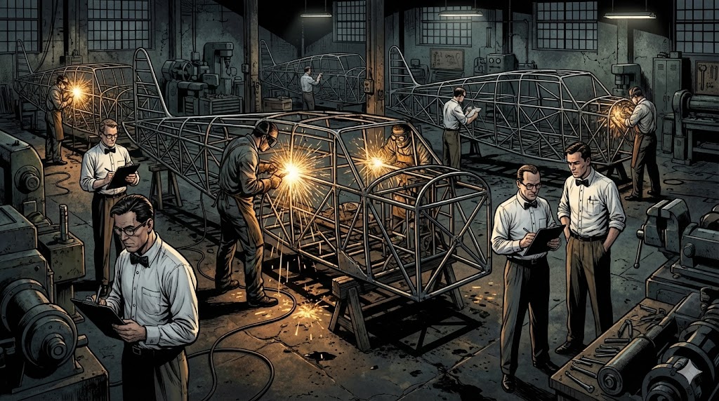 paulistinha2 Como Santo André produziu um avião por dia na Segunda Guerra