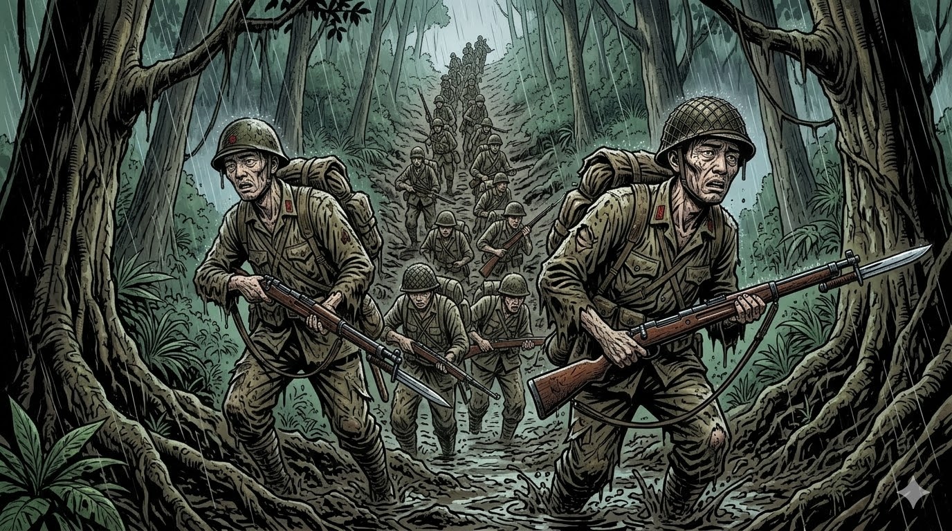 jap2 O Império do Sol nas Portas da Austrália: O Massacre de Papua e o Colapso Logístico Japonês