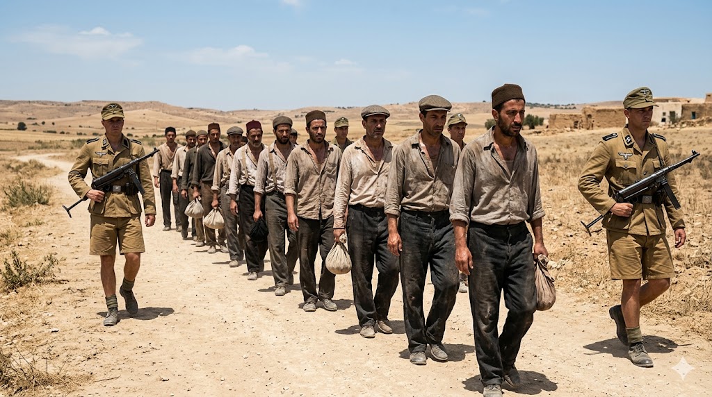 jud A Engrenagem do Medo: A Resistência Judaica e o Plano de Extermínio Nazista no Coração do Norte da África